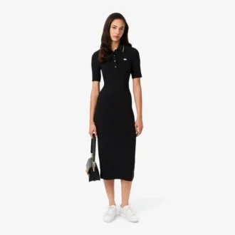 Abito da donna slim fit con colletto Polo Diamanta Crocodile