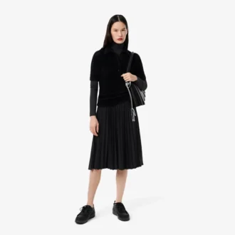 Abito da donna slim fit con collo alto