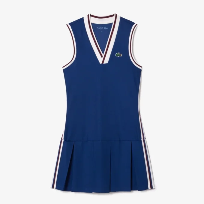 Abito da tennis da donna in piqué con fodera rimovibile Abito da tennis da donna in piqué con fodera rimovibile