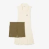Abito da tennis elasticizzato da donna e pantaloncini Abito da tennis elasticizzato da donna e pantaloncini