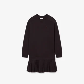 Abito felpa oversize in cotone