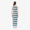 Abito in cotone a righe Abito in cotone a righe