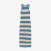 Abito in cotone a righe Abito in cotone a righe