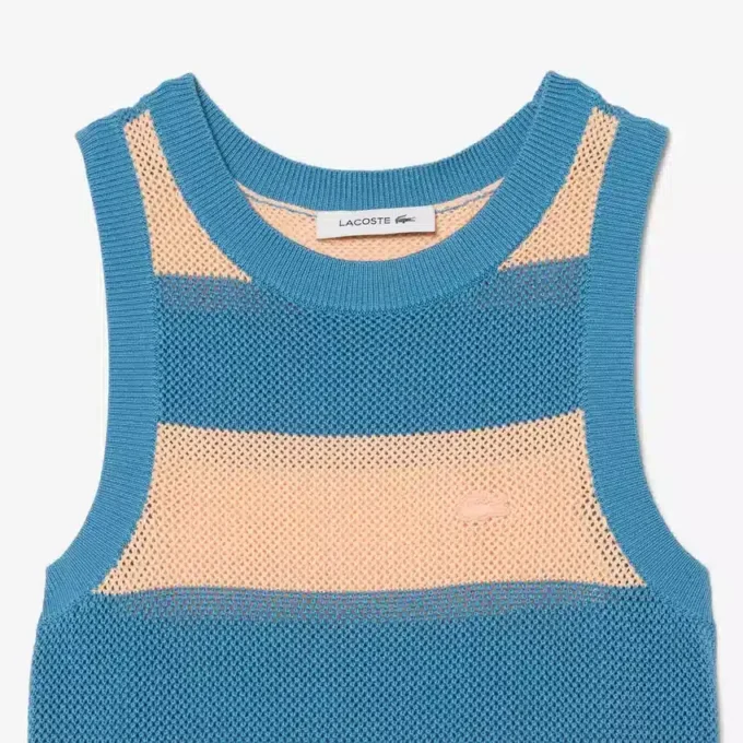 Abito in cotone a righe Abito in cotone a righe