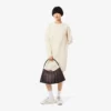Abito-maglione da donna in lana con effetto patchwork Abito-maglione da donna in lana con effetto patchwork