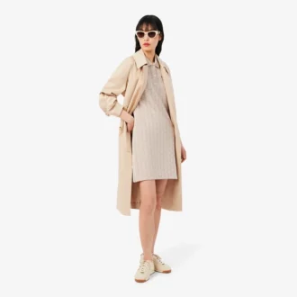 Abito polo da donna slim fit con monogramma