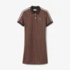 Abito polo da donna slim fit con monogramma Abito polo da donna slim fit con monogramma