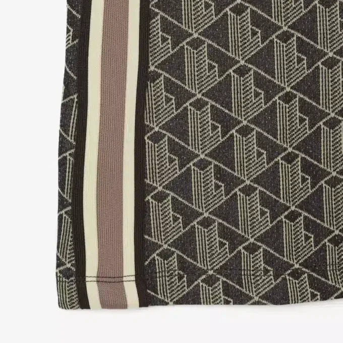 Abito polo da donna slim fit con monogramma Abito polo da donna slim fit con monogramma