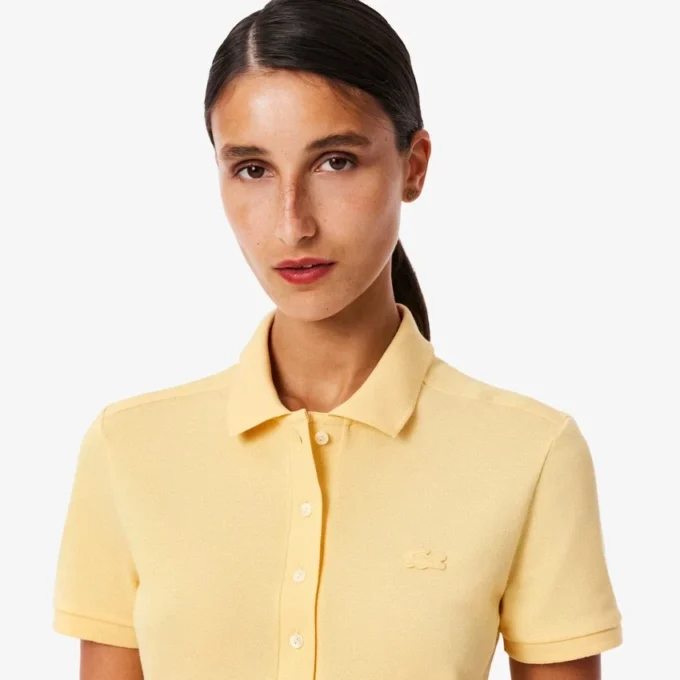 Abito polo da donna slim fit in tessuto elasticizzato Mini Piqua Abito polo da donna slim fit in tessuto elasticizzato Mini Piqua