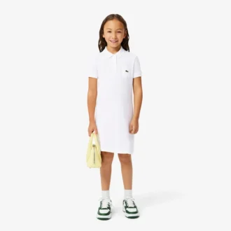 Abito polo in piqué per bambini