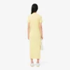 Abito polo lungo da donna in cotone a costine Abito polo lungo da donna in cotone a costine