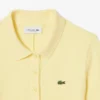 Abito polo lungo da donna in cotone a costine Abito polo lungo da donna in cotone a costine