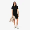 Abito polo mini in piqué elasticizzato slim fit da donna Abito polo mini in piqué elasticizzato slim fit da donna