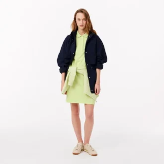 Abito polo mini in piqué elasticizzato slim fit da donna