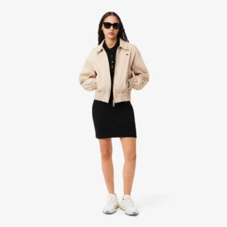 Abito polo mini in piqué elasticizzato slim fit da donna