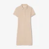 Abito polo mini in piqué elasticizzato slim fit da donna Abito polo mini in piqué elasticizzato slim fit da donna