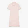 Abito polo mini in piqué elasticizzato slim fit da donna Abito polo mini in piqué elasticizzato slim fit da donna