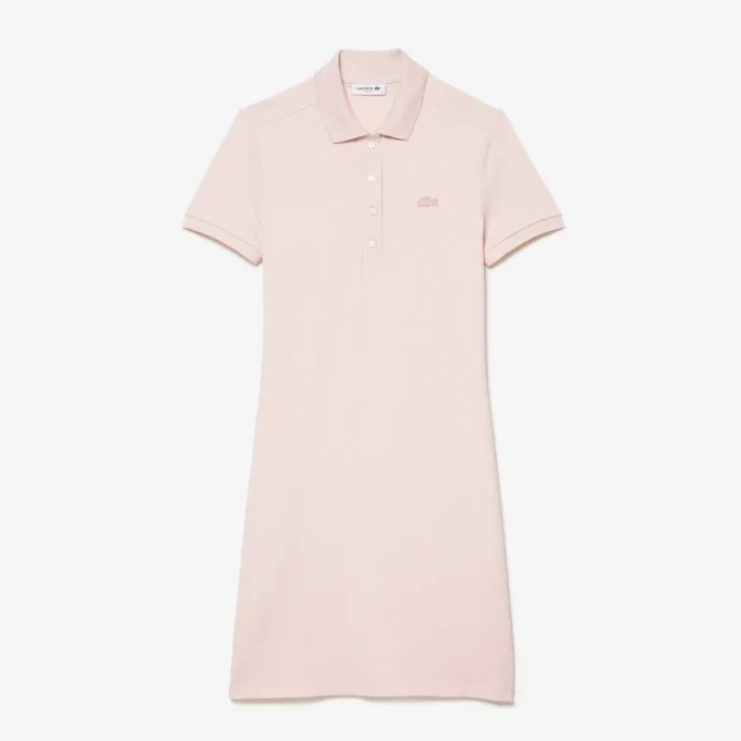 Abito polo mini in piqué elasticizzato slim fit da donna Abito polo mini in piqué elasticizzato slim fit da donna