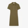 Abito polo mini in piqué elasticizzato slim fit da donna Abito polo mini in piqué elasticizzato slim fit da donna
