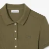 Abito polo mini in piqué elasticizzato slim fit da donna Abito polo mini in piqué elasticizzato slim fit da donna