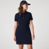 Abito polo mini in piqué elasticizzato slim fit da donna Abito polo mini in piqué elasticizzato slim fit da donna