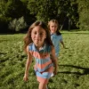 Abito polo Petit Piqué a righe senza maniche Abito polo Petit Piqué a righe senza maniche