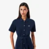 Abito polo svasato da donna in mini-piqué Abito polo svasato da donna in mini-piqué