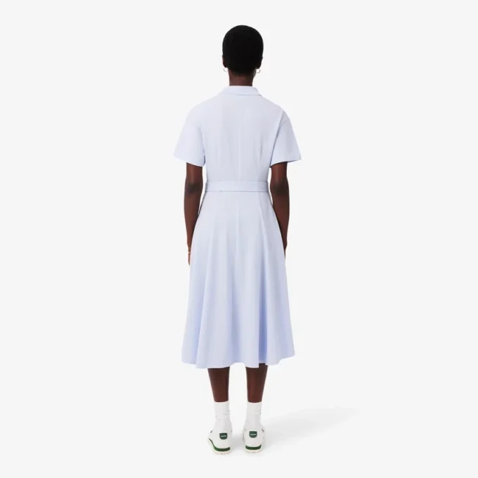 Abito polo svasato da donna in mini-piqué Abito polo svasato da donna in mini-piqué
