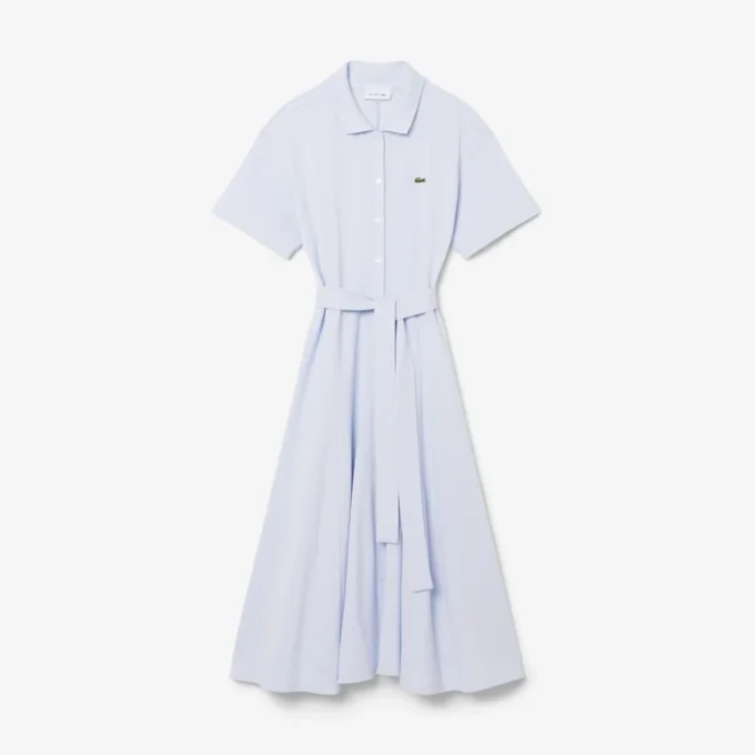 Abito polo svasato da donna in mini-piqué Abito polo svasato da donna in mini-piqué