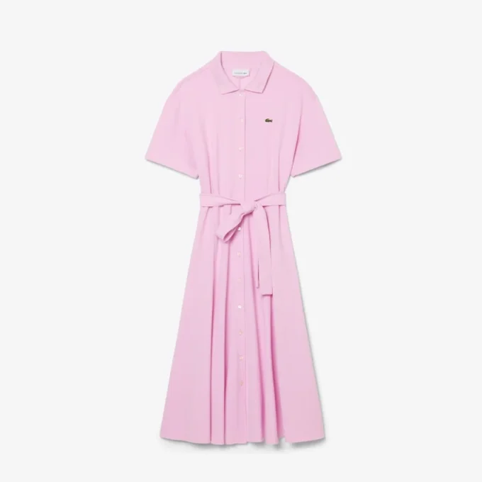 Abito polo svasato da donna in mini-piqué Abito polo svasato da donna in mini-piqué