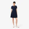 Abito skater da donna con colletto Polo elasticizzato Abito skater da donna con colletto Polo elasticizzato