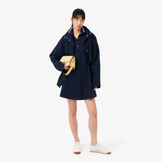 Abito skater da donna con colletto Polo elasticizzato