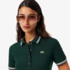 Abito skater da donna con collo Polo elasticizzato Abito skater da donna con collo Polo elasticizzato