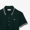Abito skater da donna con collo Polo elasticizzato Abito skater da donna con collo Polo elasticizzato