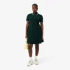 Abito skater da donna con collo Polo elasticizzato Abito skater da donna con collo Polo elasticizzato