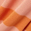 Abito T-shirt in maglia a rete a righe Abito T-shirt in maglia a rete a righe