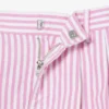 Bermuda a righe in tessuto Oxford elasticizzato Bermuda a righe in tessuto Oxford elasticizzato