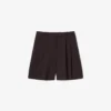 Bermuda oversize in The Blend di lana con pieghe Bermuda oversize in The Blend di lana con pieghe