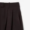 Bermuda oversize in The Blend di lana con pieghe Bermuda oversize in The Blend di lana con pieghe