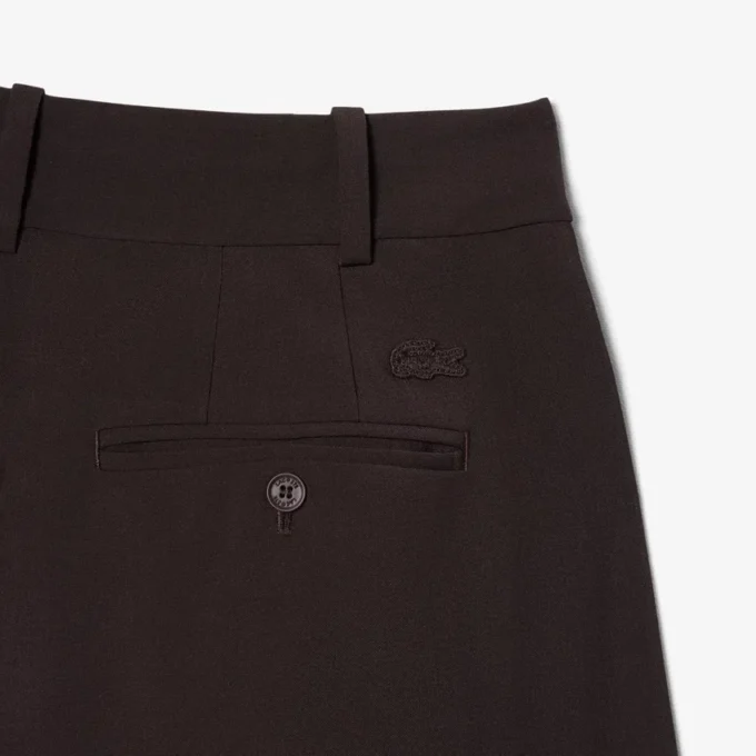 Bermuda oversize in The Blend di lana con pieghe Bermuda oversize in The Blend di lana con pieghe