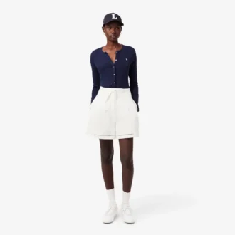 Bermuda oversize in The Blend of linen and cotton from a fluid line