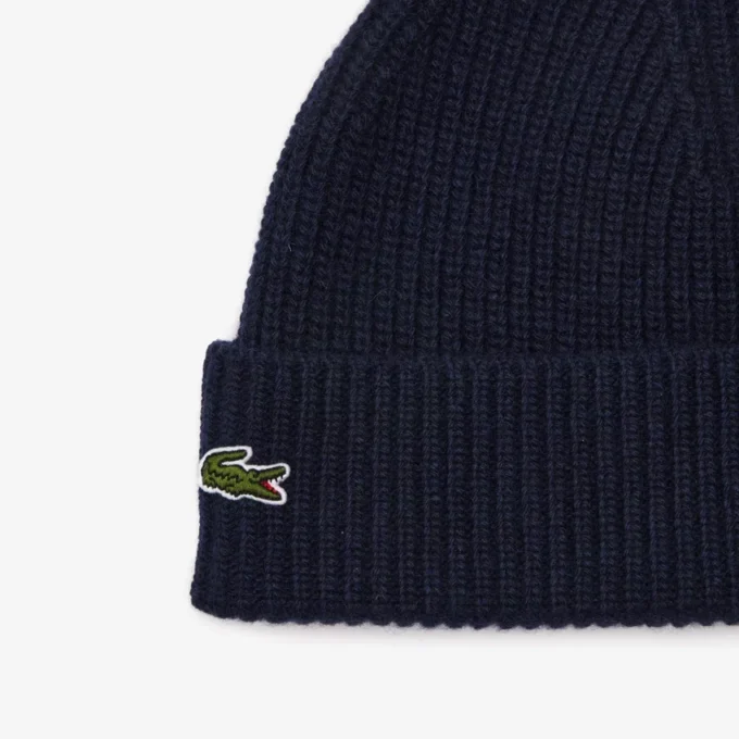 Berretto da donna in cashmere a coste