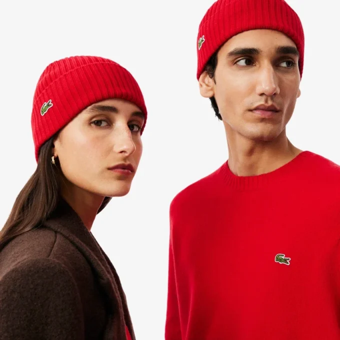 Berretto unisex in maglia a coste di lana spazzolata Berretto unisex in maglia a coste di lana spazzolata