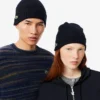 Berretto unisex in maglia a coste di lana spazzolata Berretto unisex in maglia a coste di lana spazzolata