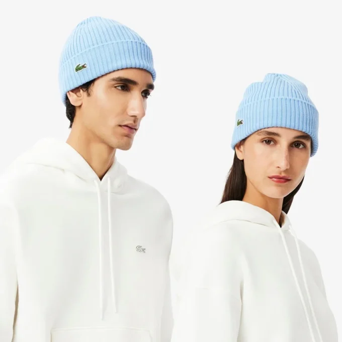 Berretto unisex in maglia a coste di lana spazzolata Berretto unisex in maglia a coste di lana spazzolata