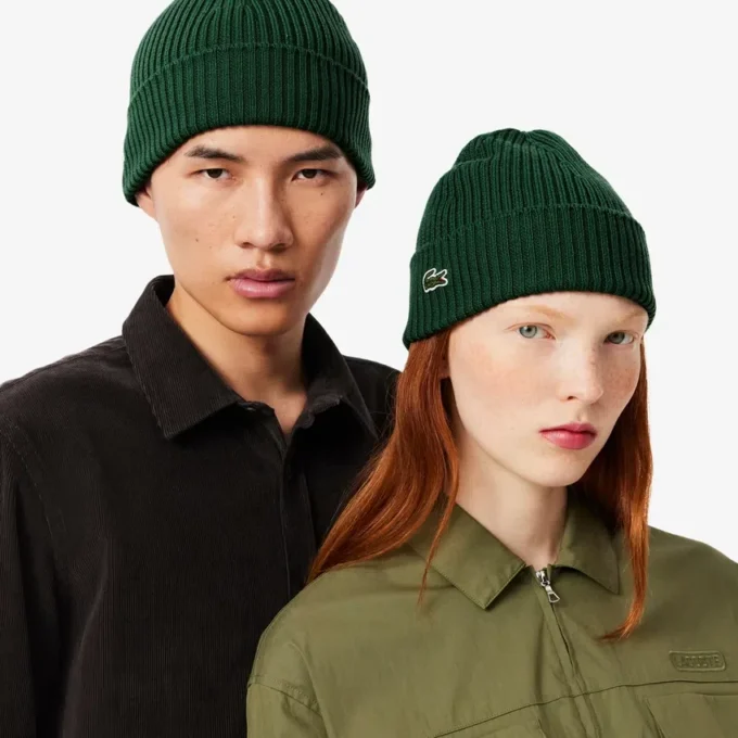 Berretto unisex in maglia a coste di lana spazzolata Berretto unisex in maglia a coste di lana spazzolata