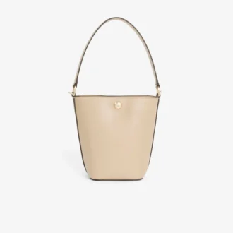 Borsa a secchiello in pelle Tennis Bliss, taglia S