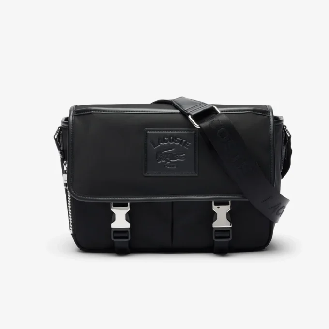 Borsa a tracolla classica con patta Lacoste Borsa a tracolla classica con patta Lacoste