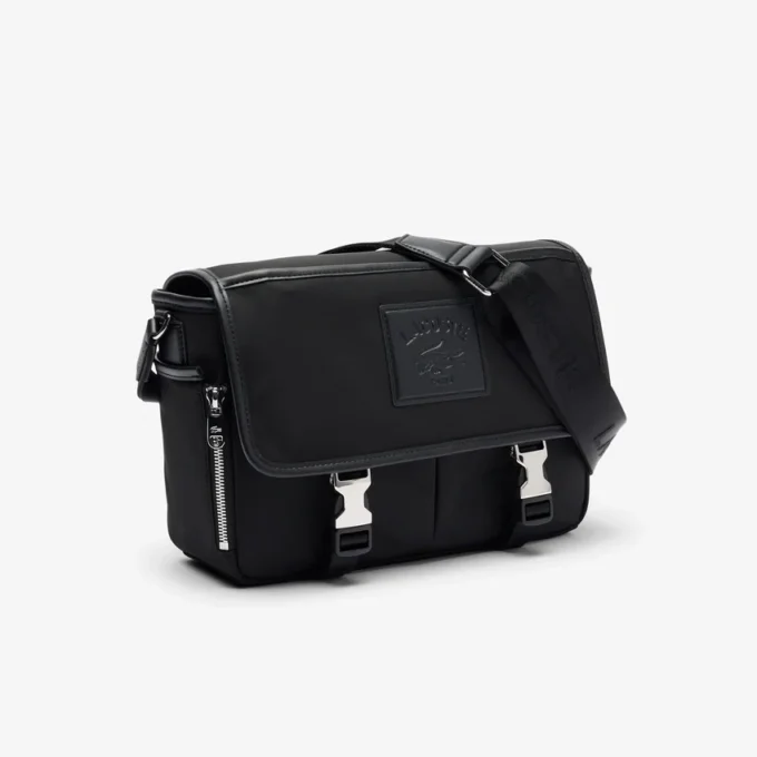 Borsa a tracolla classica con patta Lacoste Borsa a tracolla classica con patta Lacoste