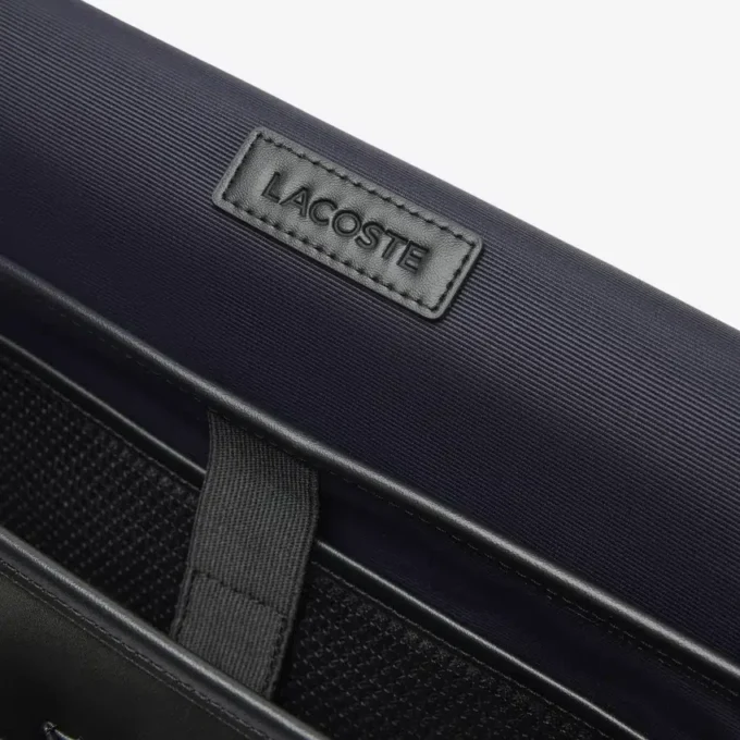 Borsa a tracolla classica con patta Lacoste Borsa a tracolla classica con patta Lacoste